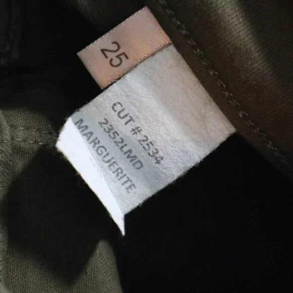 NEW L'Agence MargueriteHigh-RiseHunter CoatedJeans size 25 NWT
